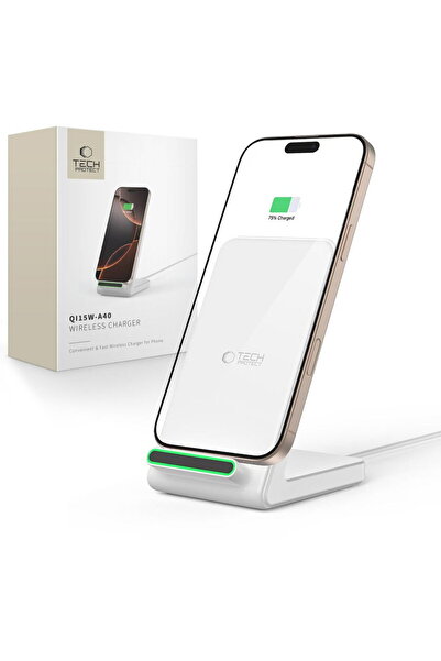 Tech-Protect Încărcător wireless USB-C Qi QI15W-A40
