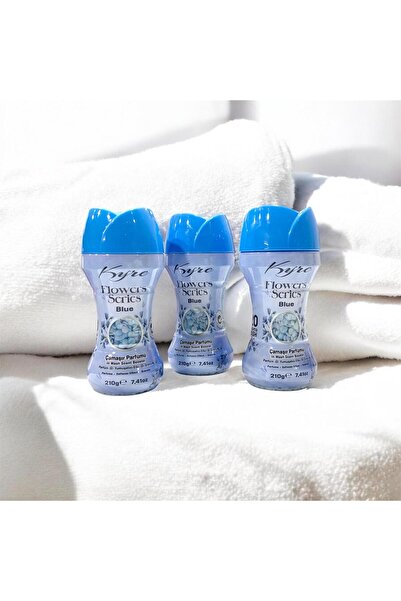 Kyre ÇAMASIR PARFÜMÜ ( FLOWERS SERİSİ ) BLUE 210 GR *3 ADET