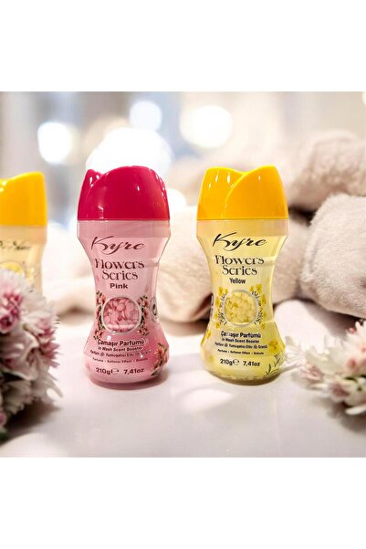Kyre ÇAMASIR PARFÜMÜ ( FLOWERS SERİSİ ) YELLOW-PİNK 210 GR * 2 ADET