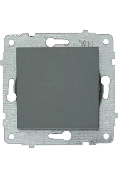 ENFE Smoked Single Switch Frameless..
