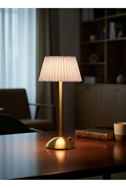 Nisf Alqamar Modern table lamp (bed lamp) - ideal for bedroom and office -