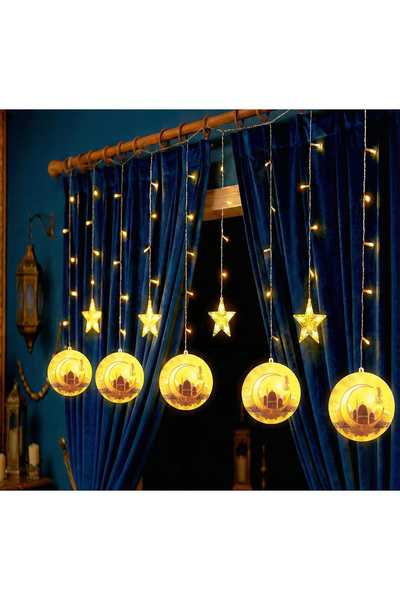 Nisf Alqamar Modern Ramadan LED Lighting Decorations - Model 20241214
