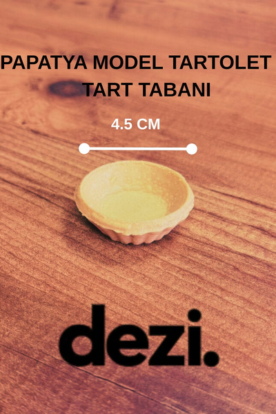 DEZİ 4.5 CM TARTOLET PAPATYA MODEL TART TABANI
