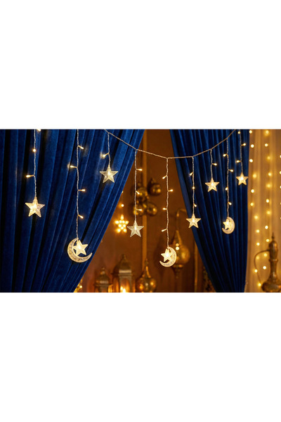 Nisf Alqamar Modern Ramadan LED Lighting Decorations - Model 20241218