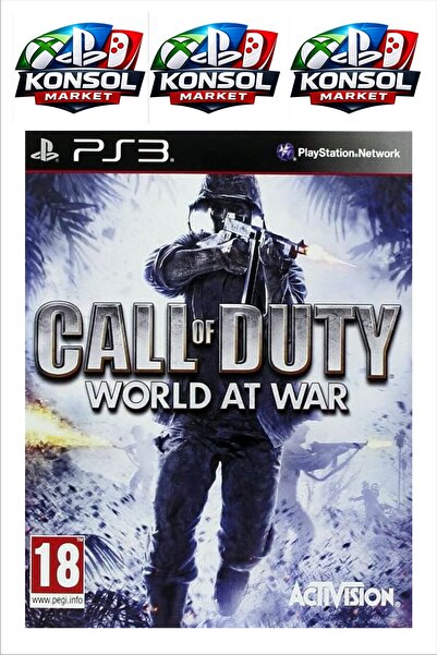 Konsol Market Call of Duty World At War - Playstation 3 Oyunu (Açılmış)