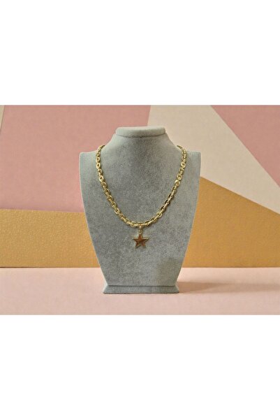 TUÇİNA PREMİUM Ataç Model Yıldız Kolye
