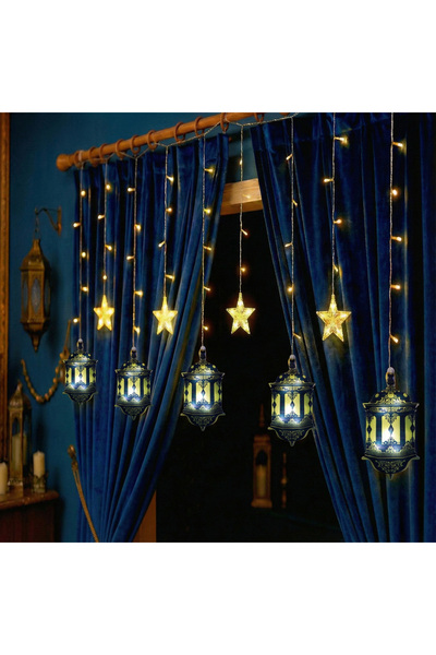 Nisf Alqamar Modern Ramadan LED Lighting Decorations - Model 20241209