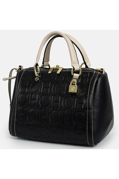 Carolina Herrera Fashion Vintage Large Capacity Diamond Quilted Chain Handle ...