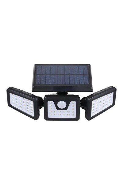 Arabest مصباح حائط للشارع يعمل بالطاقة الشمسية مع مستشعر حركة PIR أسود 19x9.5...