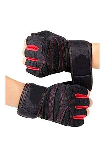 Arabest Anti-Slip Adjustable Velcro Strap Weightlifting Gloves L L
