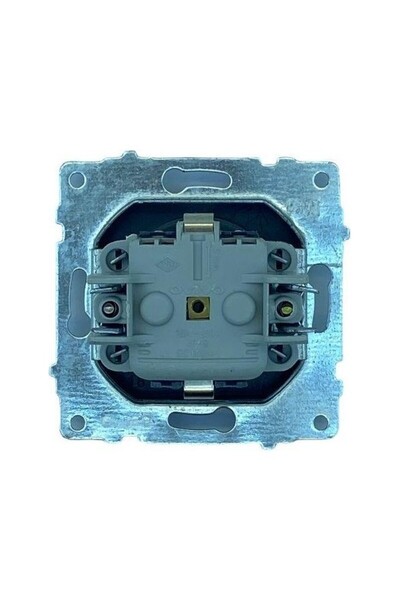 ENFE Grano Metallic Smoked Grounded Socket is Frameless
