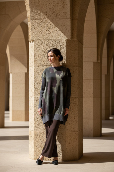 Butik ürünü İpek qupra tunik