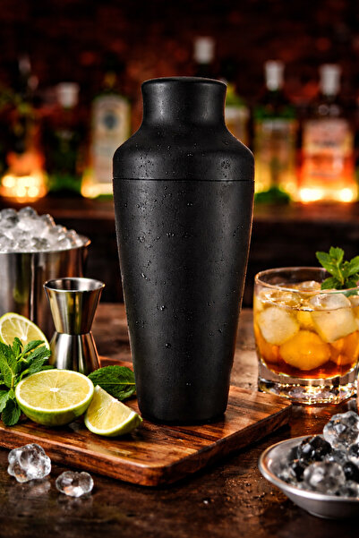 Binbirreyon خلاط كوكتيل باريسي فرنسي سعة 600 مل مع غطاء RA801