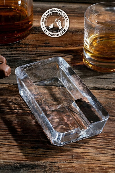 Glamis منفضة سجائر سيجار زجاجية مصنوعة يدويًا من Selen Concept Mia Model