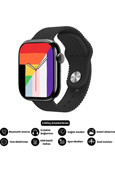 Bagajon Harvox Hk 11 Pro Max Amoled Akıllı Saat Iphone ve Android Tüm Telefon...
