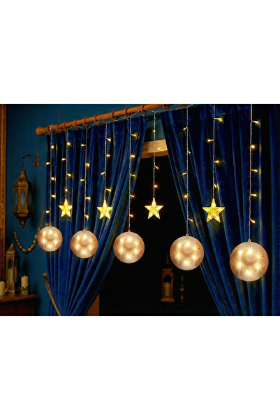 Nisf Alqamar Modern Ramadan LED Lighting Decorations - Model 20241215