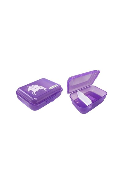Rothoplast Rotho Practical Box – Purple, with 2 Compartments