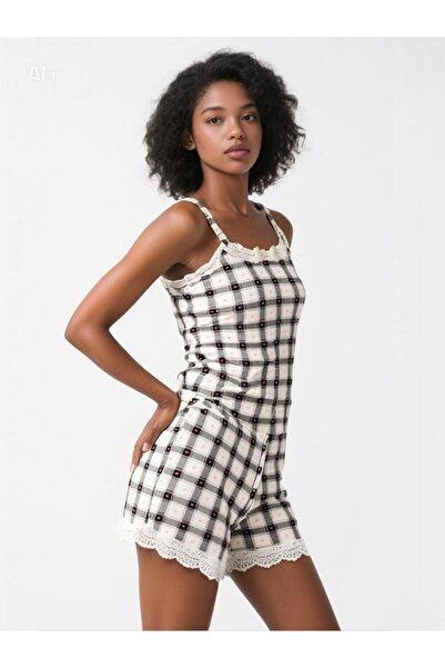 Pemilo Women's 808 Patterned Shorts Set