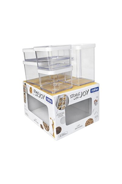 Rothoplast Rotho Loft Set – 5 Airtight Storage Boxes