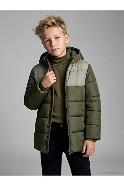 LC Waikiki Shining Choices Water Repellent Boys' Inflatable Coat from Shining...