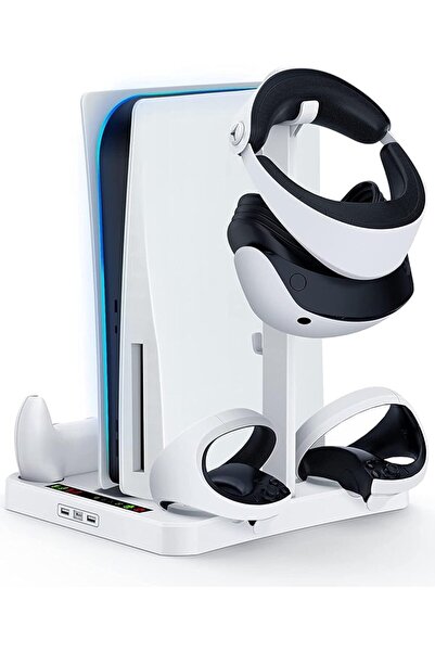 Arabest Charging Station and Cooling Station for PSVR2 / PS5,3-in-1 Stand wit...