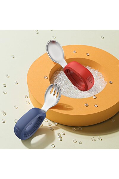 Arabest Baby tableware, baby fork and spoon set, can be cleaned in the dishwa...