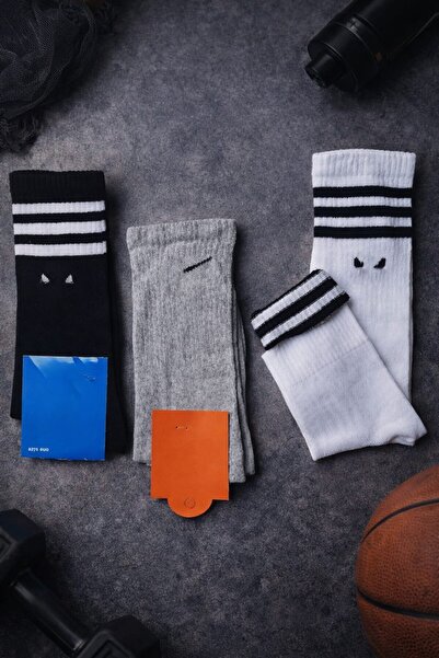 your trend socks 12 Pairs of Unisex Tennis Socks, Cotton, Anti-Sweat - Mixed ...