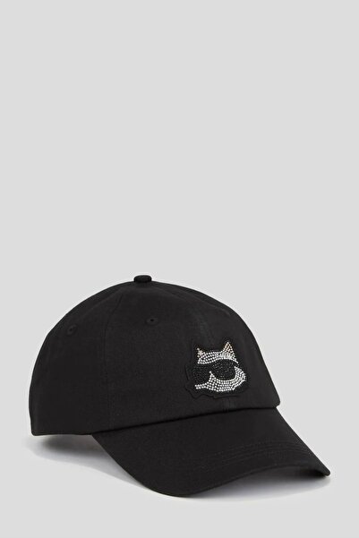 Karl Lagerfeld Sapca dama cu aplicatie cu strasuri Choupett