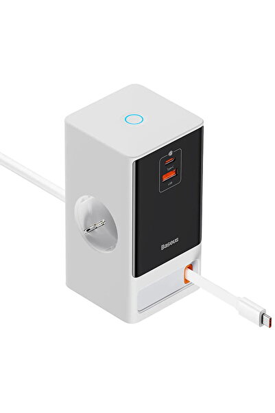 Baseus Shuko Power Strip 65W USB, 2xType-C