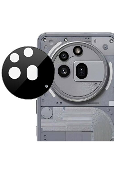 Techsuit Camera Glass for Nothing Phone (3a) Pro - Full Camera Glass - Black