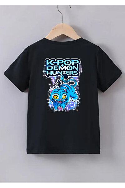 Tubinyoo KPOP Demon Hunters Huntrix Zoey Rumi Mira Baskılı Çocuk Tişört