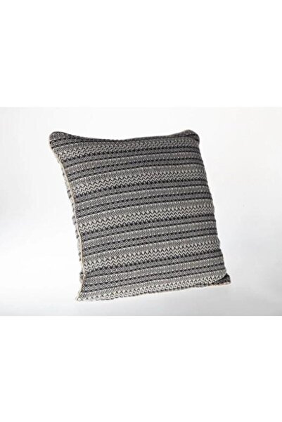 Doqu Home Siesta Geometric Patterned Cushion Cover 45X45 Gray