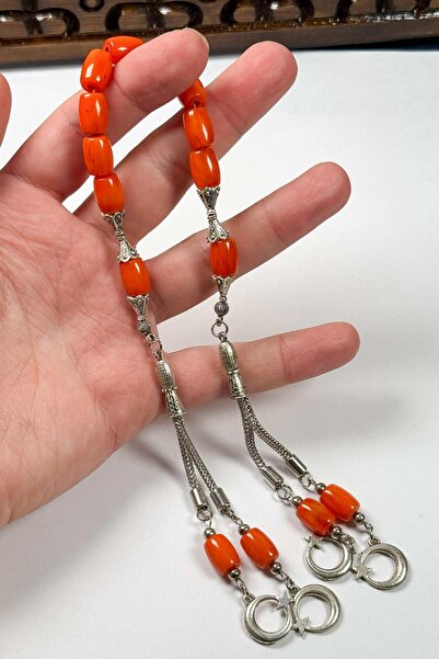 TESBİHKENTİ Fıçı Tane Orange Zaza Prayer Beads
