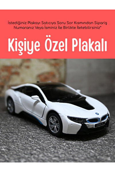bebeym Bmw i8 Metal Araba 1:36 Beyaz