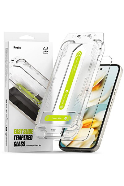 Ringke Folie pentru Google Pixel 9a (set 2) - Sticlă securizată Easy Slide - ...