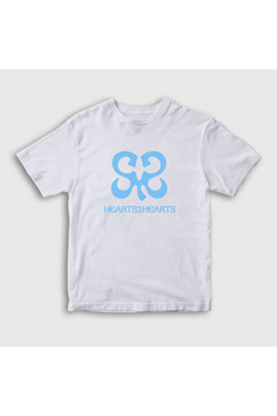 Presmono Tricou unisex pentru copii cu logo alb K-Pop Hearts2hearts 598248tt