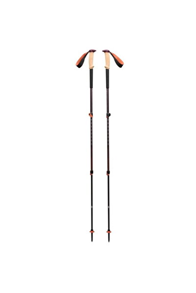 BLACK DİAMOND Trekking Poles Trail Cork (anthracite/orange, 1 pair, 100-140 cm)