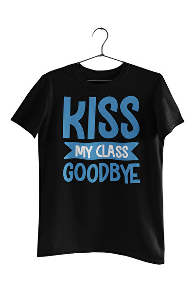 Generic (Unbranded) Malfini "Kiss My Class" Black T-Shirt, Size M
