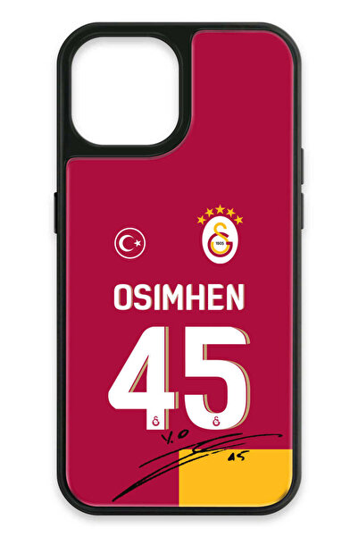 Galatasaray iPhone 15 Uyumlu Victor Osimhen Parçalı Forma İmzalı Cam Lisanslı...