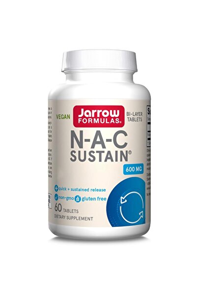Jarrow Formulas أقراص ن-أسيتيل-إل-سيستين نباتية لتنظيف الكبد مع الجلوتاثيون 6...