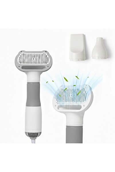 NEXTLY Perie uscătoare pentru animale de companie 2 în 1 NEXTLY, 3 capete, 3 ...