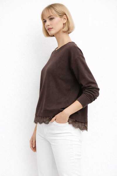 EGZOTİK ASORTİK Lace Detailed Blouse