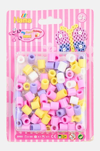 Hama مجموعة فراشات صغيرة من ماكسي بيدز، لون وردي