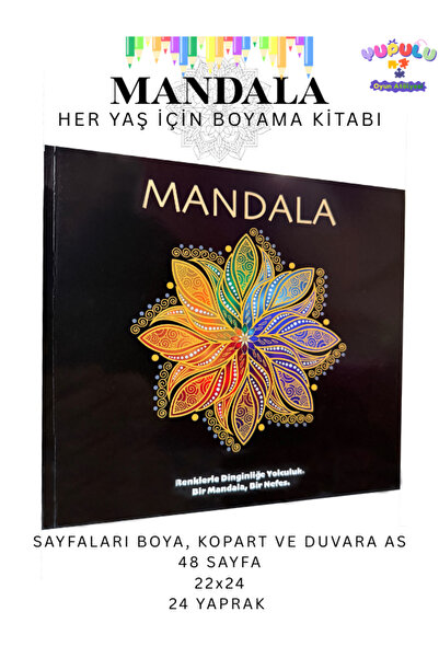 YUPULU Boyama Kitabı Desenler Her Yaş İçin Aile Aktivitesi Karne Hediye Paket...