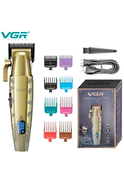 VGR -036 Professional Şarjlı Saç Kesme Makinesi - Sessiz Motor, Ayarlanabilir...