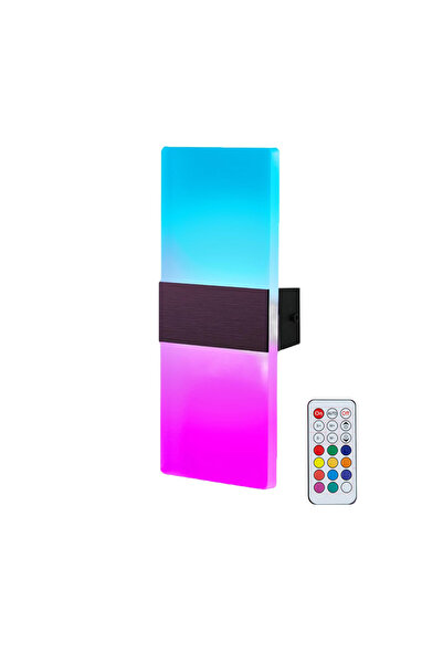 NEXTLY Lampă de perete LED RGB, 12 culori, telecomandă