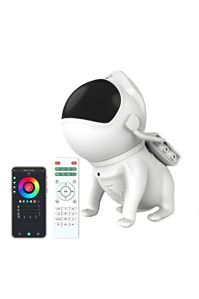 NEXTLY Proiector de lumină RGBW Space Dog pentru copii