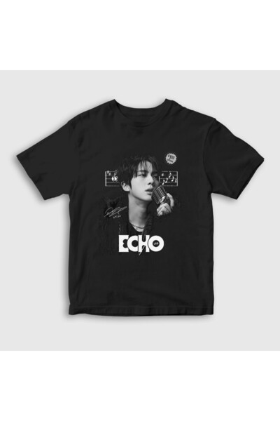 Presmono Tricou unisex pentru copii Black Sign Echo Kim Seok Jin Bts 599089tt