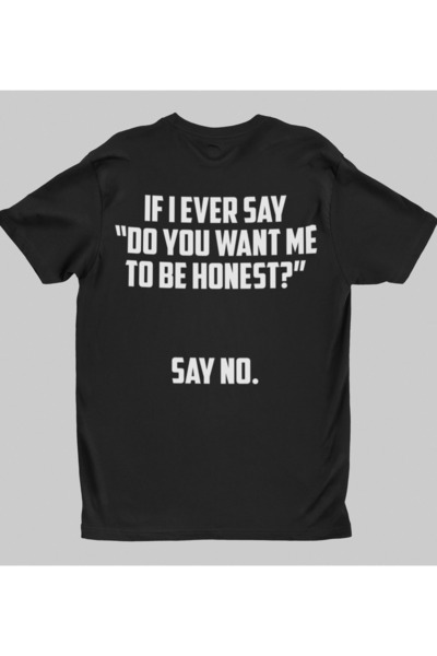 Generic (Unbranded) Tricou Malfini Say No, bumbac premium, mărimea M