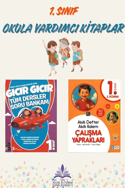Ata Yayıncılık 1. Sınıf Maarif Modeli Gıcır Tüm Dersler Soru Bankam + Akıllı ...